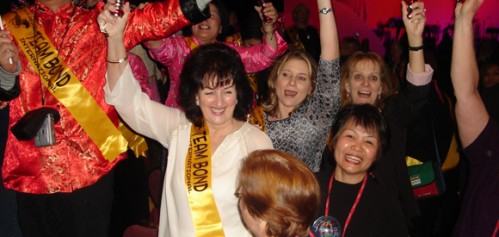 2006 March 4Life Convention  Bonnie in a rally crowd-sized