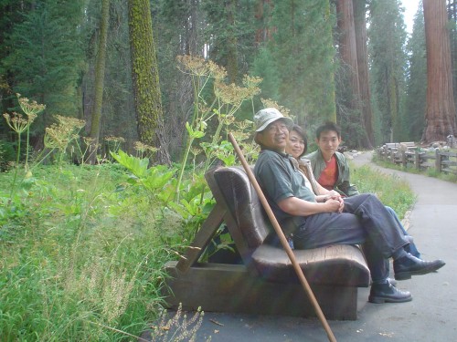 Tim and family in the mountains